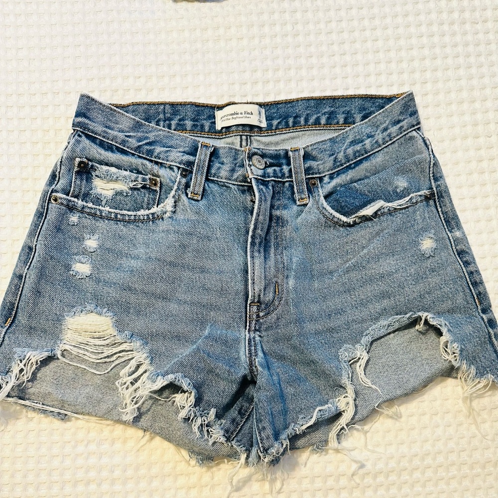 Midrise Abercrombie jean shorts